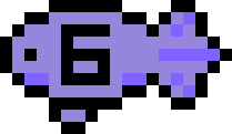 Рыбка с цифрой 6